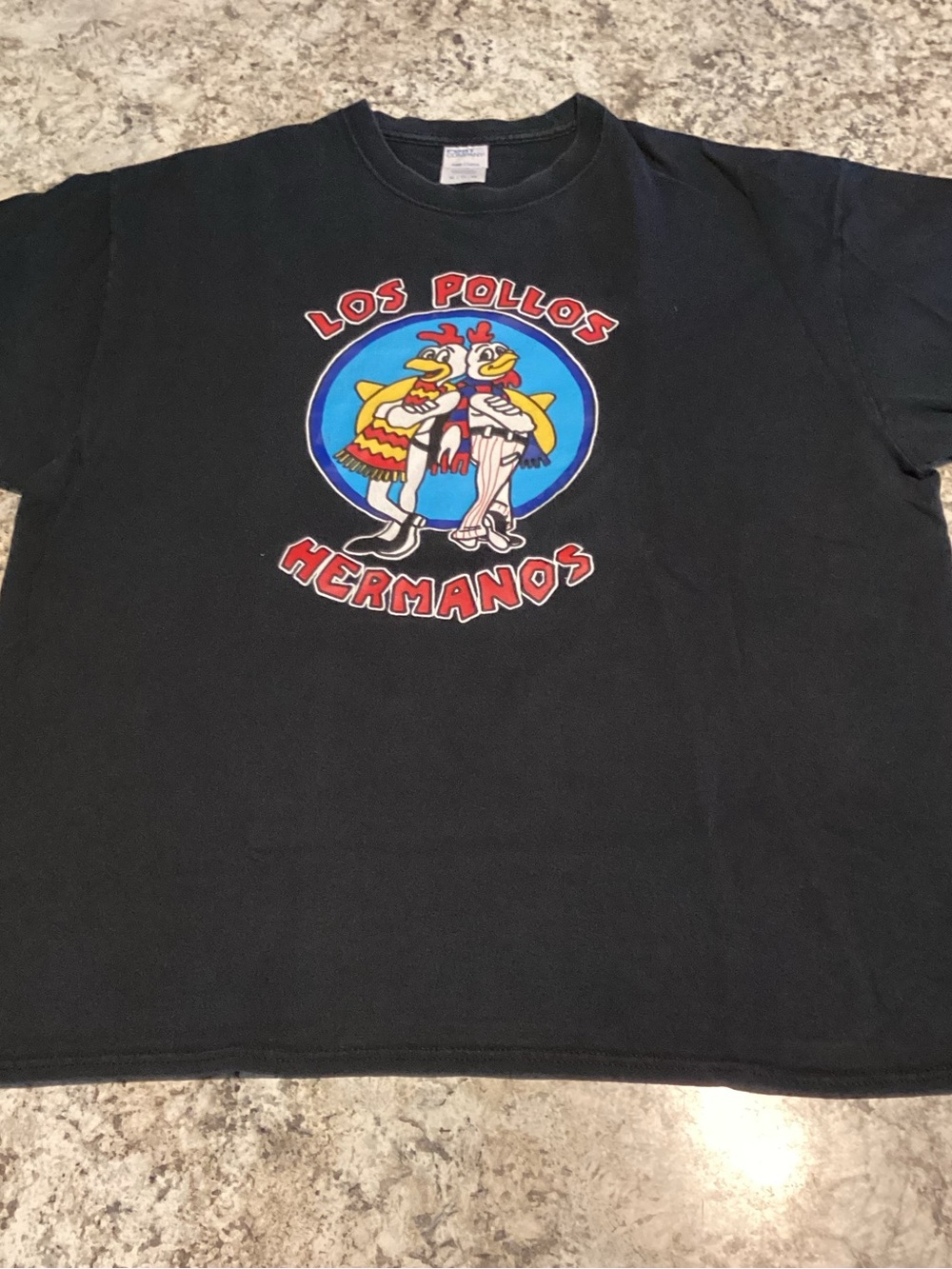 Los Pollos Hermanos Black Graphic Tee